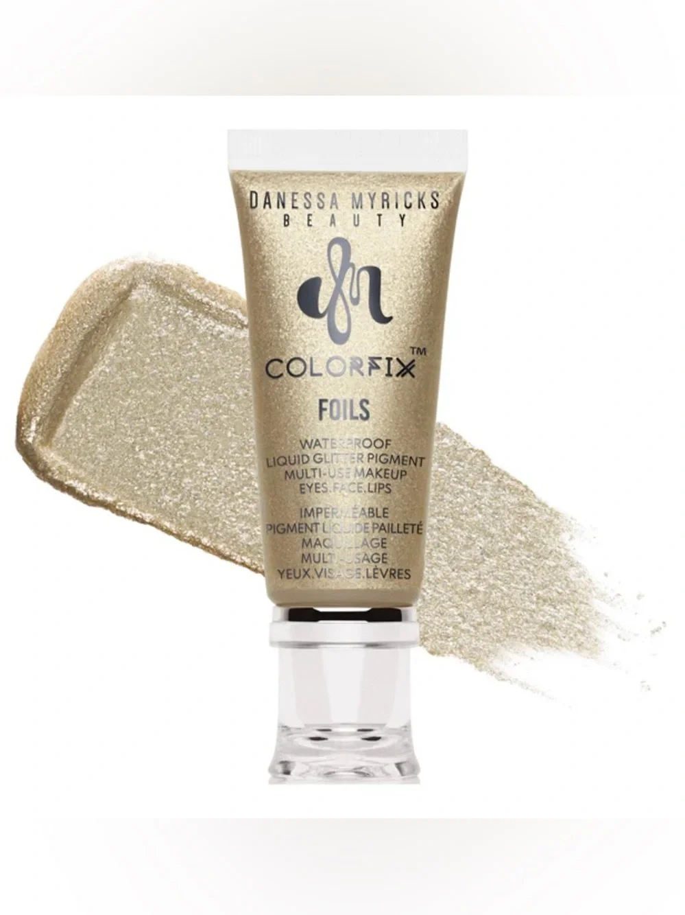 Danessa Myricks Beauty Colorfix Foils in Milky Way and compact Mirror